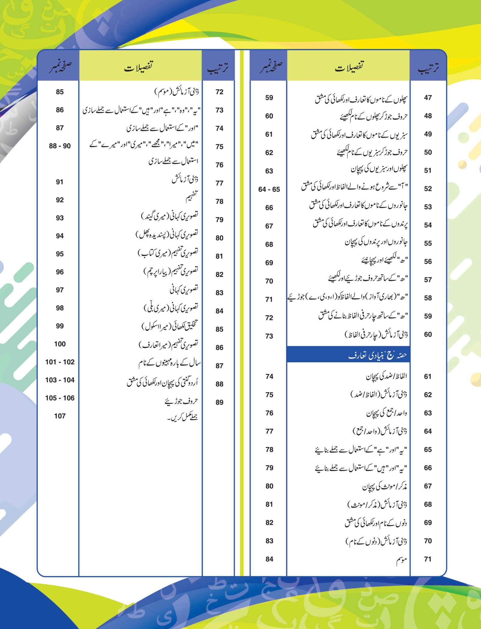 Bunyad -e- Urdu Tesra Qadam (Urdu Workbook Step 3) - Image 3